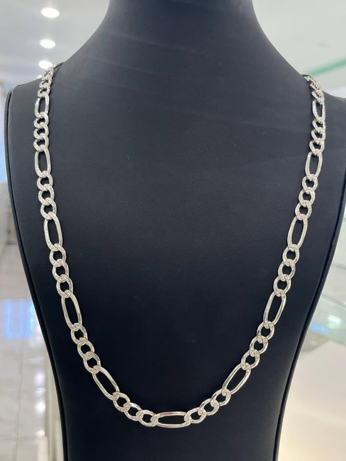 925 SILVER FIGARO LINK CHAIN