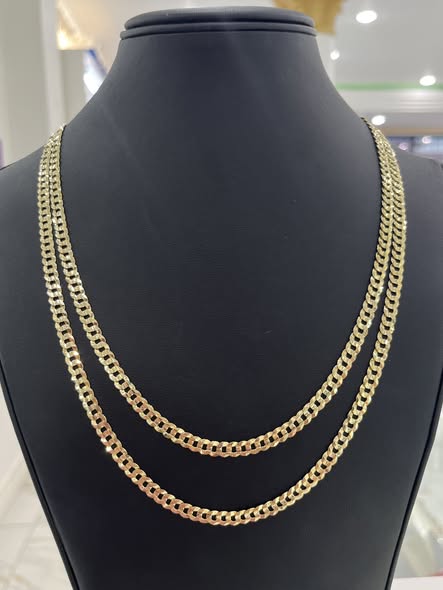 10K 5MM CURB LINK CHAINS