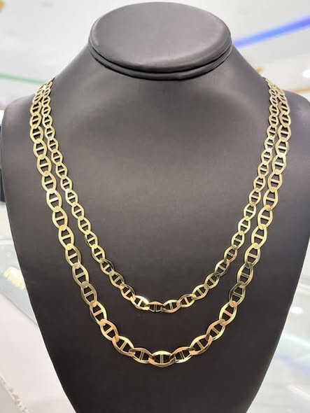 14K FLAT MARINE CHAINS