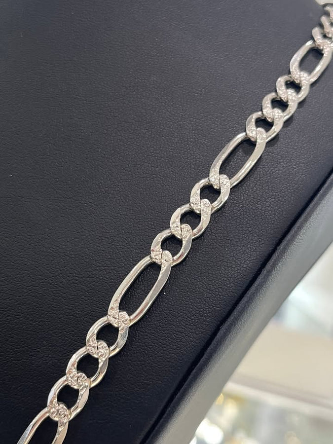 925 SILVER FIGARO LINK CHAIN
