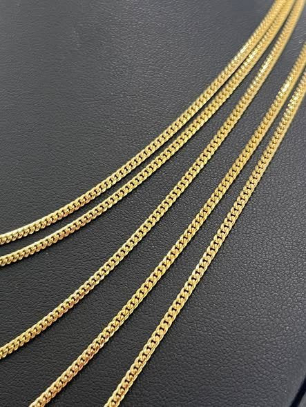 14K 2MM CUBAN LINK CHAINS