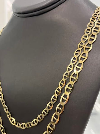 14K FLAT MARINE CHAINS