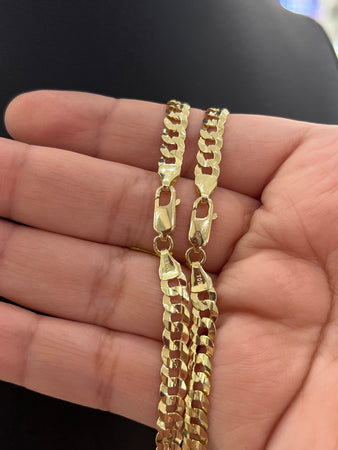 10K 5MM CURB LINK CHAINS