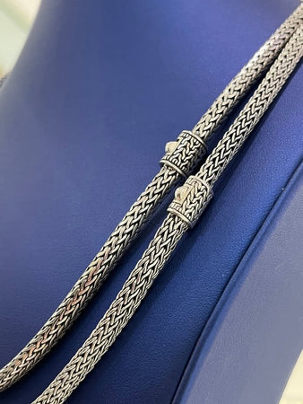 925 SILVER FLAT ROUND BYZANTINE CHAINS