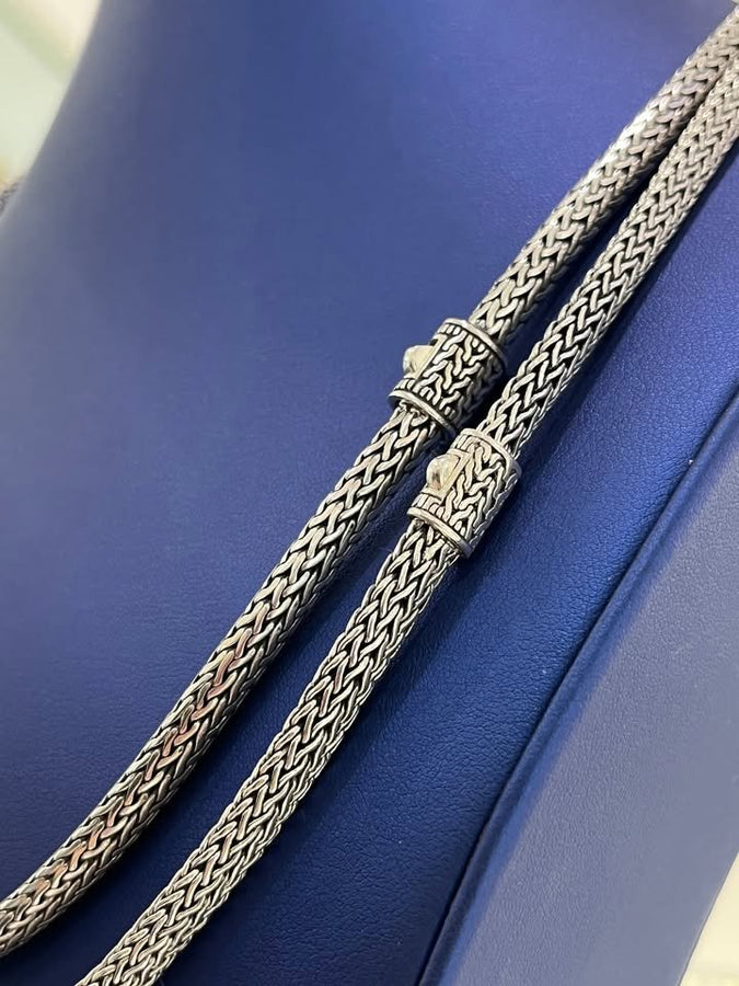 925 SILVER FLAT ROUND BYZANTINE CHAINS